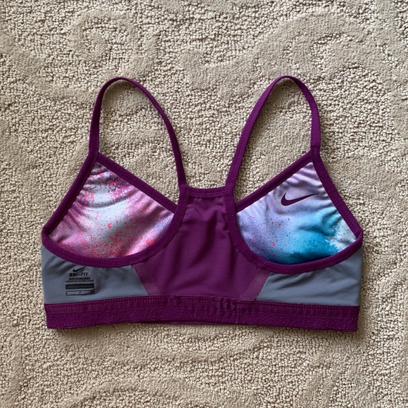 Nike | Dri-Fit Y Style Sports Bra in Galaxy Print - Picture 4 of 16